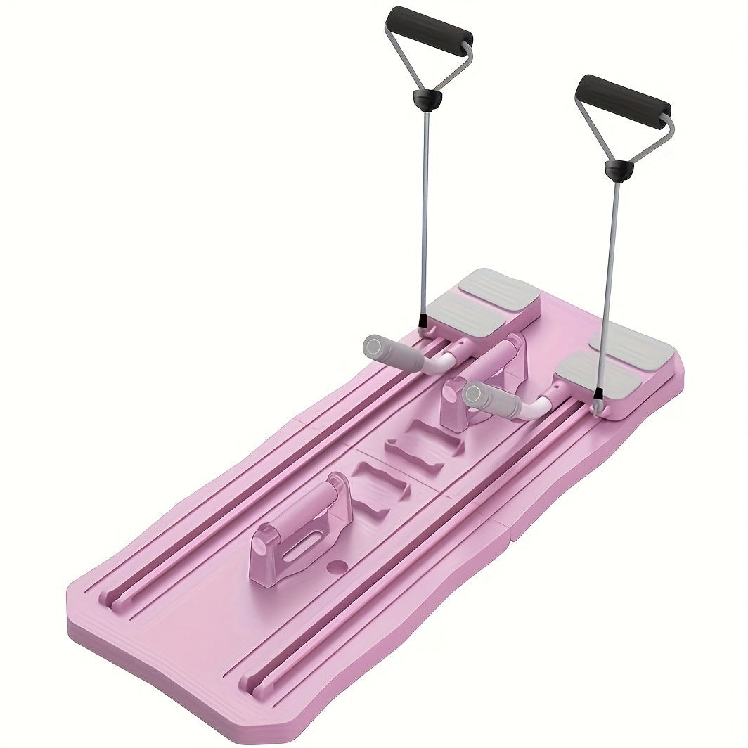 Portable Pilates board Multifunctional Supine Board-wheel Home Exercise Abs Portable Fitness Equipment For Men And Women