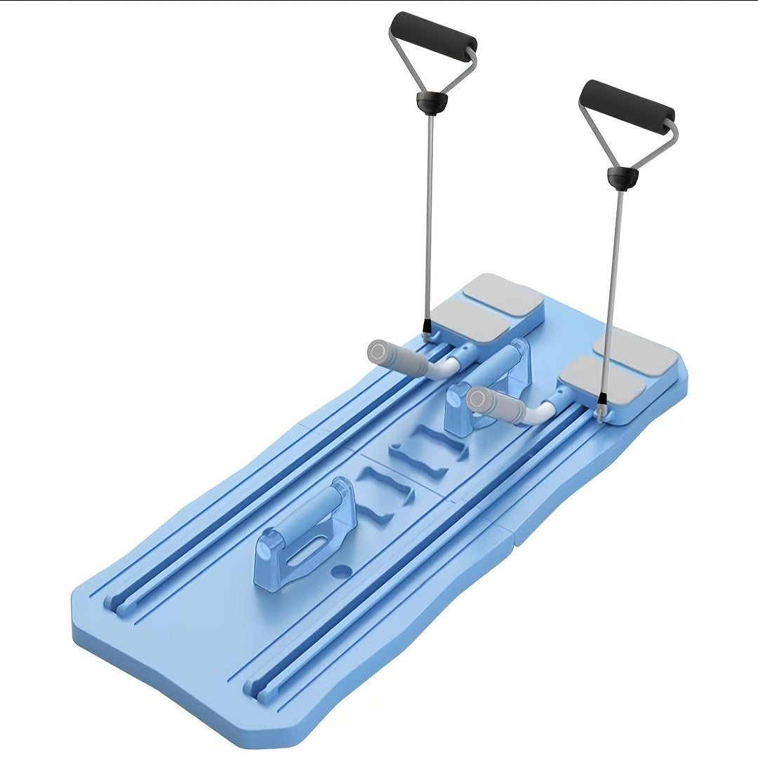 Portable Pilates board Multifunctional Supine Board-wheel Home Exercise Abs Portable Fitness Equipment For Men And Women